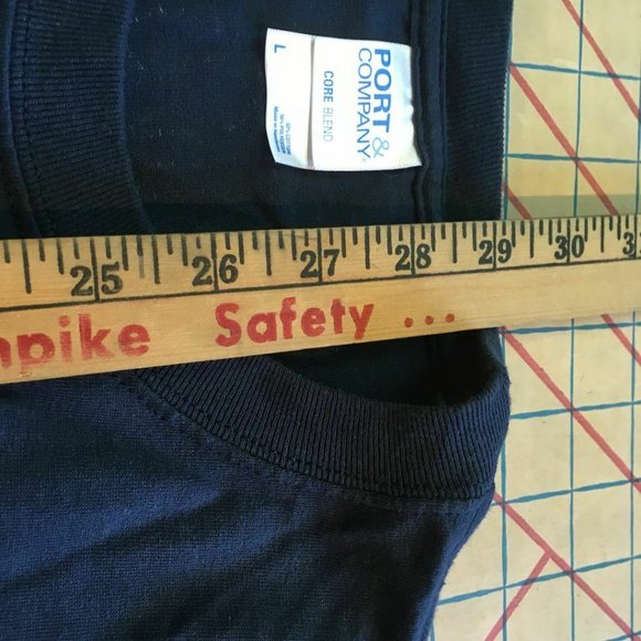 #37 PORT & COMPANY bill of rights t-shirt constitution flag theme - Picture 5 of 8